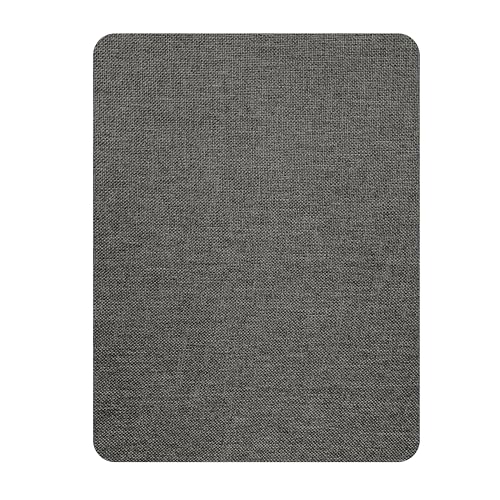 KING MOUNTAIN Fine Linen Repair Patches, Self-Adhesive Linen Fabric Patches, 8X11 inch Extra Size, Multi Color, Can be Used for Linen Sofa(8" x 11",Dark Grey 2.0) - Image 1