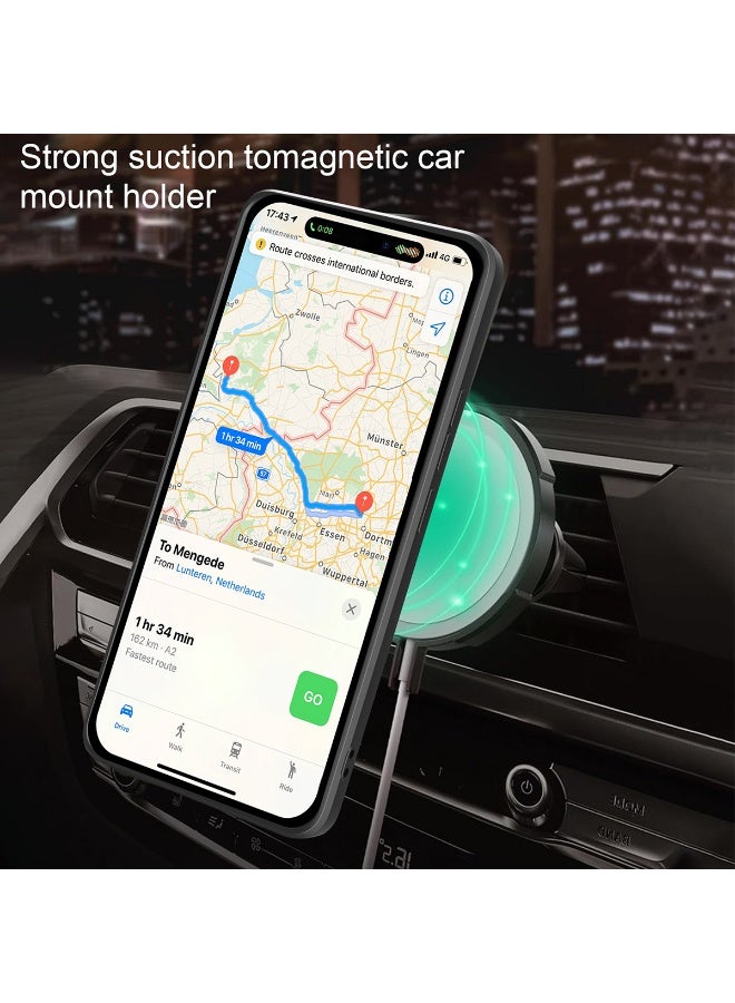 ITEL S25 Ultra 4G Case Cover, Slide Camera Lens Cover + 360°Rotating Kickstand Ring + Support Magnetic Car Mount Shockproof Mobile Phone Case for ITEL S25 Ultra 4G, Black - Image 5