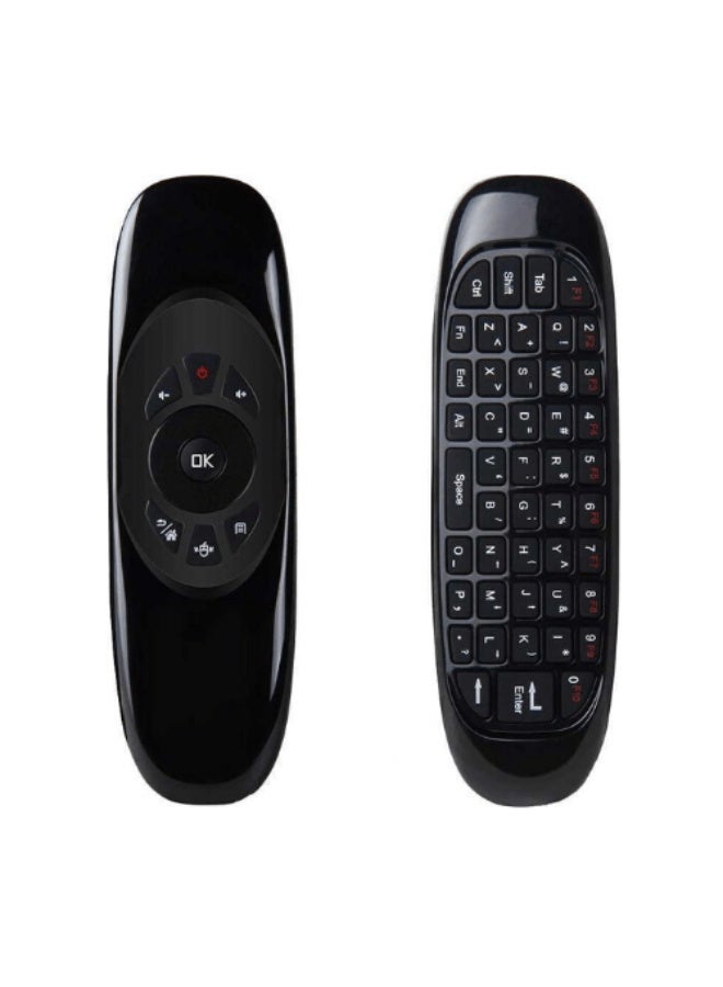 FLOWING 2-in-1 Air Mouse Remote – Dual-Sided Wireless Keyboard & Motion Control - Image 2