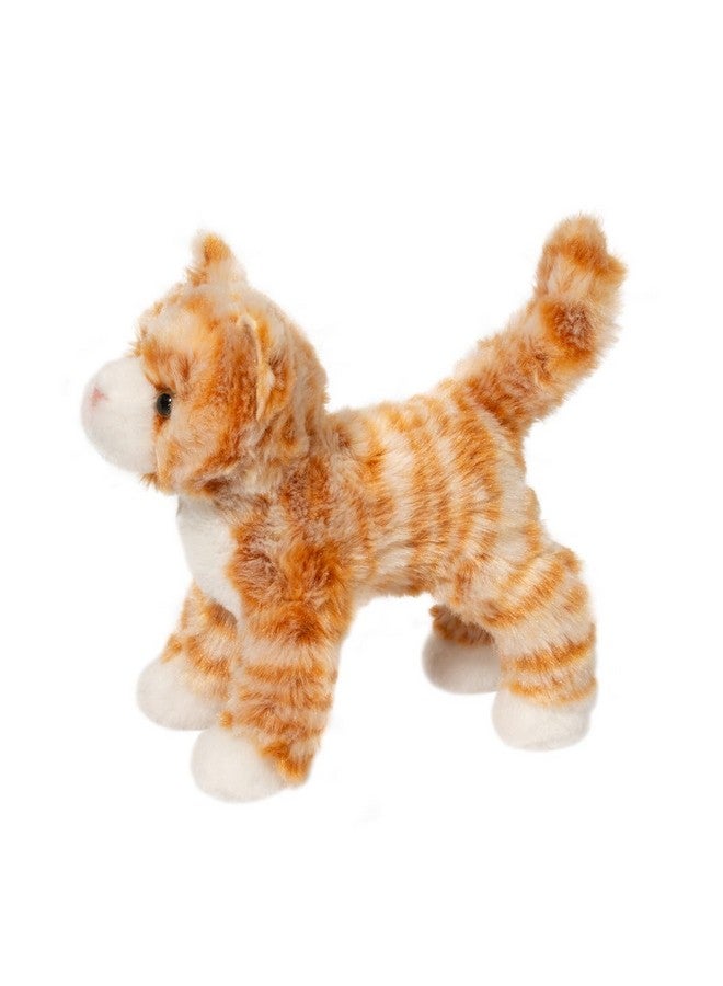Douglas Hally Orange Striped Cat Stuffed Animal | 8 inch Tall - Image 2