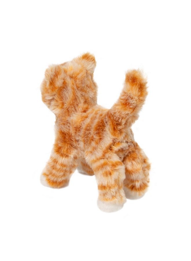Douglas Hally Orange Striped Cat Stuffed Animal | 8 inch Tall - Image 3