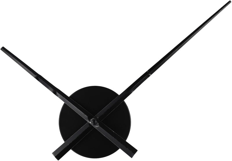 Quartz Clock Movement Kit with Large 3D Clock for Wall Clock Repair, Metal Replacement Mechanism Accessories for Home Art Decor Projects(Black) - Image 1