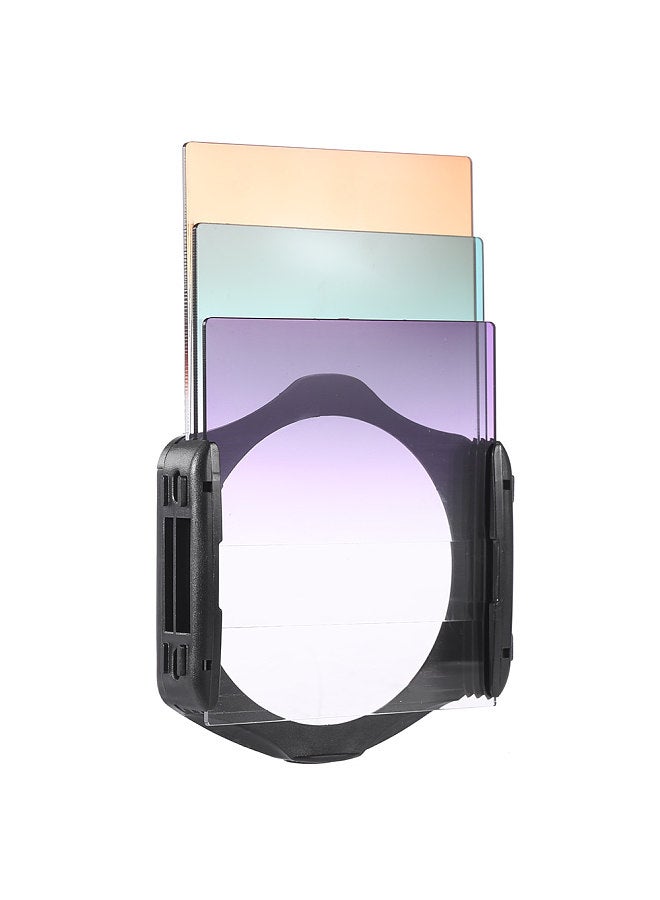 ANDOER 13pcs Square Gradient Full Color Filter Bundle Kit for Cokin P Series with Filter Holder + Adapter Ring(52mm / 58mm / 62mm / 67mm / 72mm ) + Storage Bag + Cleaning Cloth  - Image 5