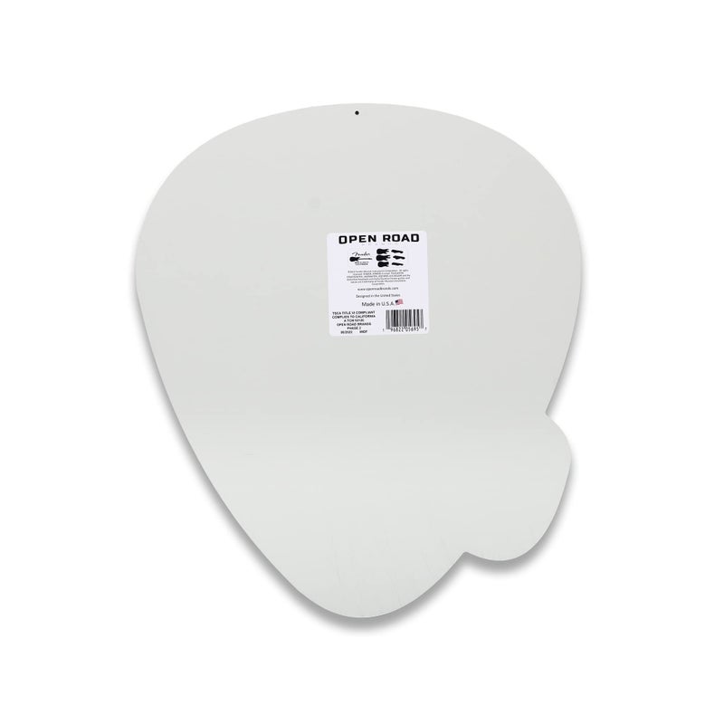 Open Road Brands Fender Guitar Shop Pick-Shaped Metal Sign - Vintage Fender Sign for Music Room or Man Cave - Image 3