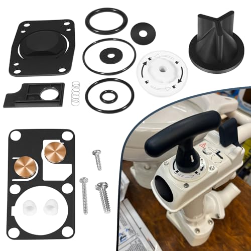 YOOWEE 290453000 Replacement for Jabsco Marine Manual Toilet Service Kit Fit for 290903000 Compact 291203000 Household Series Toilet 2008 and Up 290453000 Twist N Lock Service Kits - Image 1