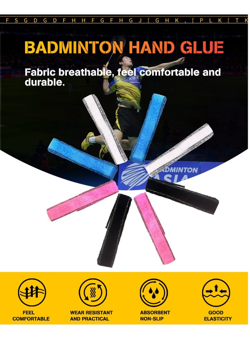 SYOSI Toweling Racket Overgrip 4 Pcs Super Absorbent Cotton Towel Skid Resist Absorb Sweat Grip Tape Handles Protection for Tennis Badminton Racquetball Squash Baseball - Image 3