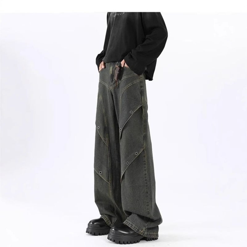 Unisex Casual Daily Denim Jeans - Image 1