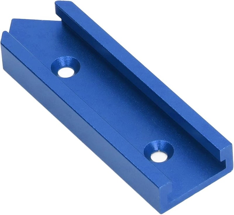 Blue Aluminum Alloy T Track Connector 100mm Length 30mm Width High Precision Woodworking Accessories 4Pcs - Image 3