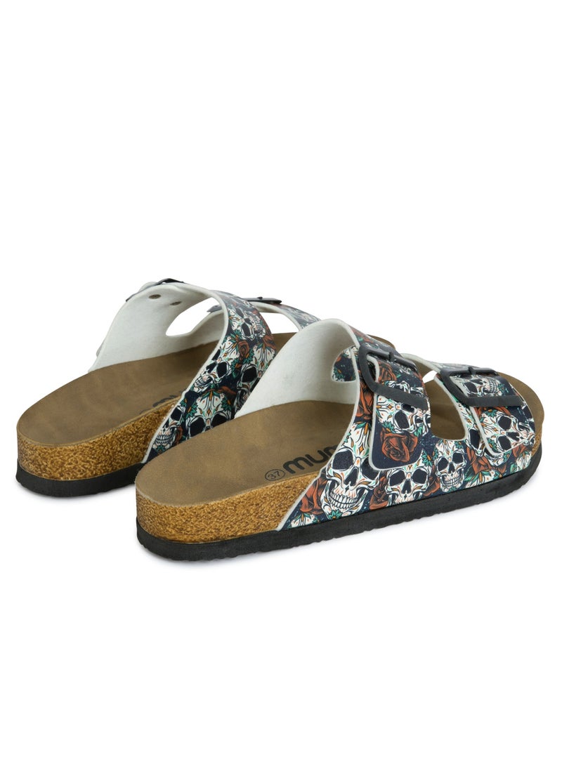 Mumka Skulls and Roses Sandals - Image 5