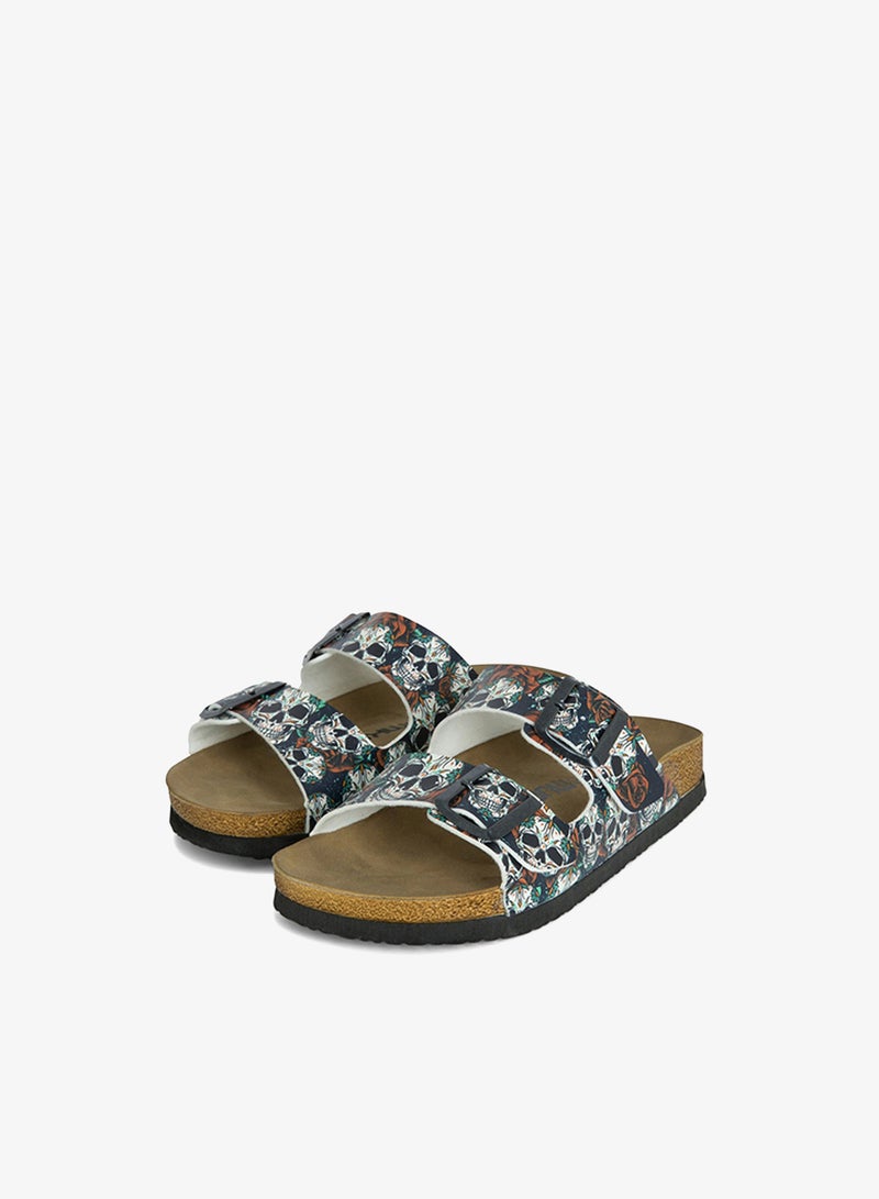 Mumka Skulls and Roses Sandals - Image 4