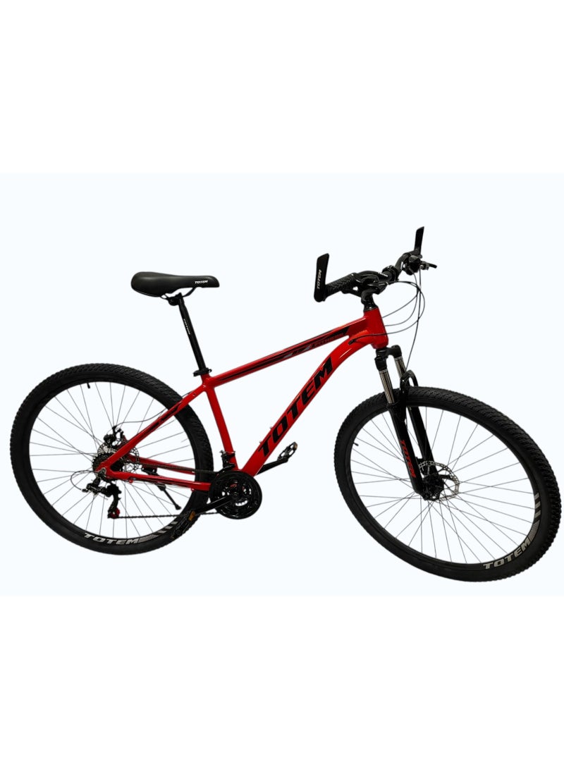 Totem Fitness 29” Mountain Bike – Aluminum Frame, Shimano 21-Speed, Front Suspension - Image 1