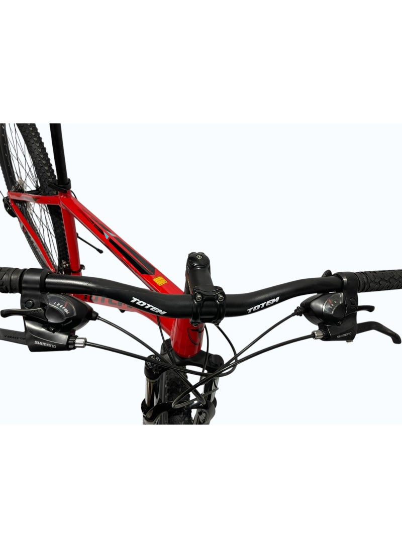Totem Fitness 29” Mountain Bike – Aluminum Frame, Shimano 21-Speed, Front Suspension - Image 3