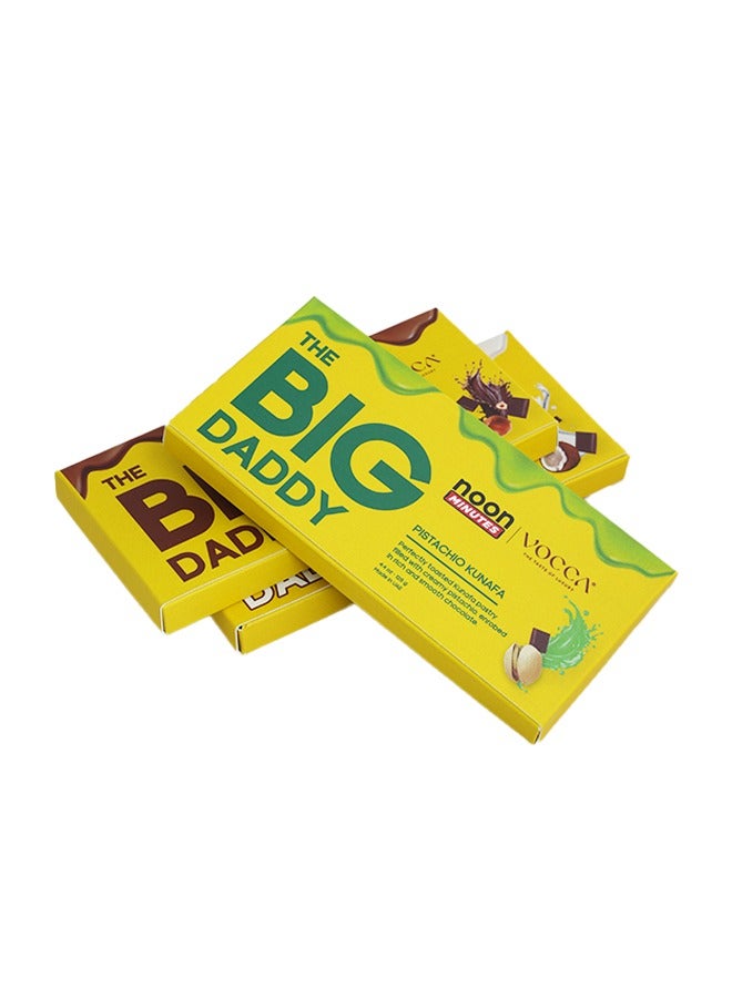 The Big Daddy Pistachio Kunafa Filled Chocolate Bar  (VOCCA) 125g - Image 4