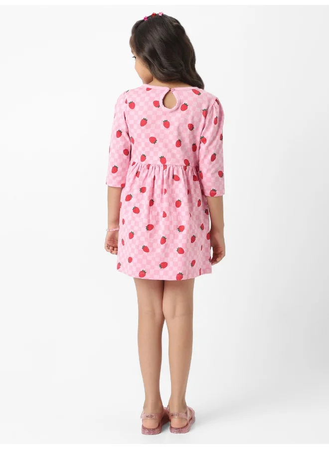 Nautinati Strawberry Print Dress