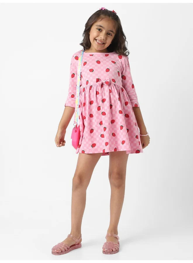 Nautinati Strawberry Print Dress