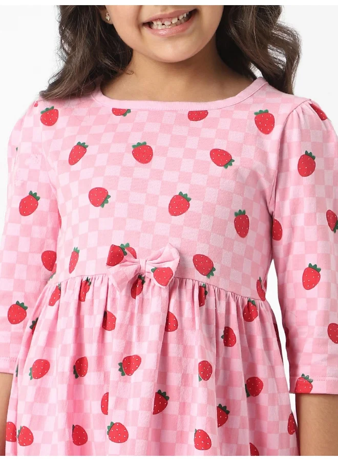 Nautinati Strawberry Print Dress