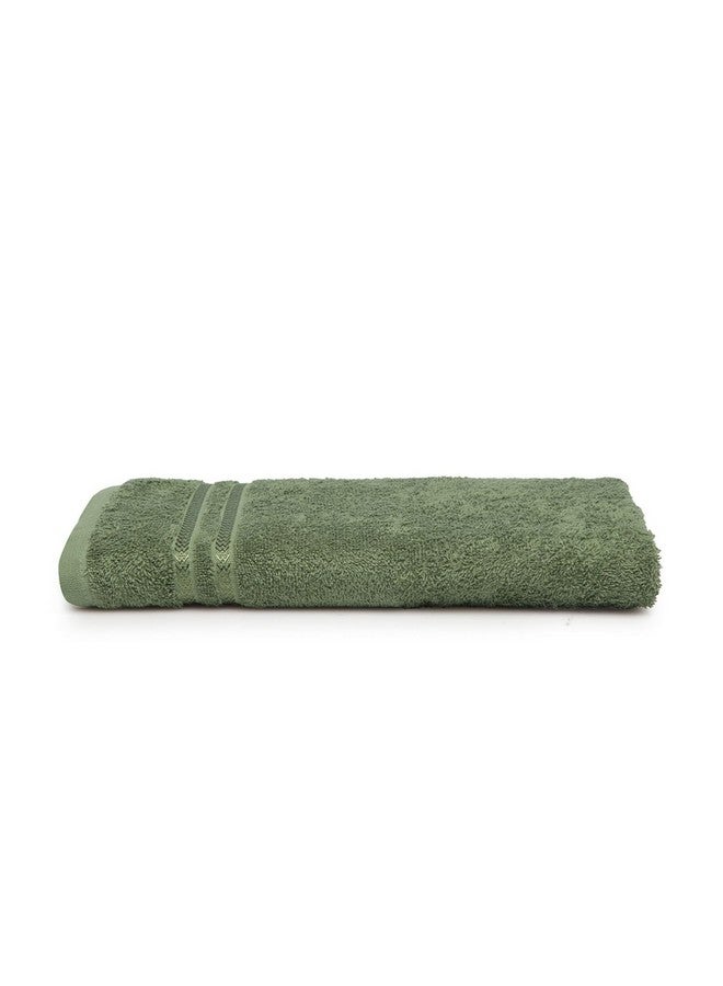 Welspun 100% Cotton Quik Dry Bath Towel | High Absorbency Super Soft, Fast Drying Towels for Bath | 380 GSM Large Size 1 Piece Bath Towel for Men and Women | Sized 70cm X 150cm Green - Image 4