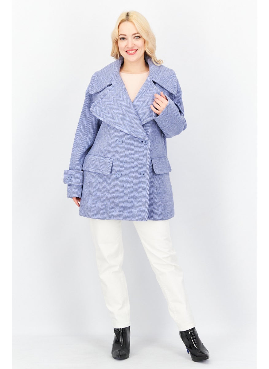 Women Herringbone Trench Coat, Light Blue Combo - pzsku/Z628AB38E668BE05BDD01Z/45/_/1727882872/c72987a5-bdf1-4863-b407-34d022de5d91