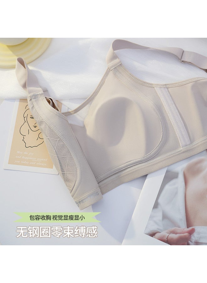 Fenton Plus Size Minimizer Bra For Women - Ultra Thin Full Coverage Support Bra With Side Smoothing & Anti-sagging Design For Summer - Image 4