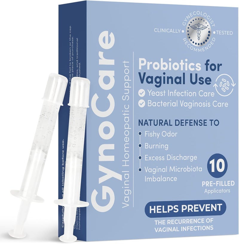 Terramed Just Think Comfort Vaginal Probiotics for Women  Feminine Care  pH Balance for Women  Yeast Infection Care  Bacterial Vaginosis Treatment  Defense Against Burning and Excess Discharge  10 PreFilled Applicators - Image 1