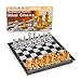 Black long Di fang Travel Magnetic Chess mini Set 5 inchesCompact Foldable Educational Board Game - Image 3