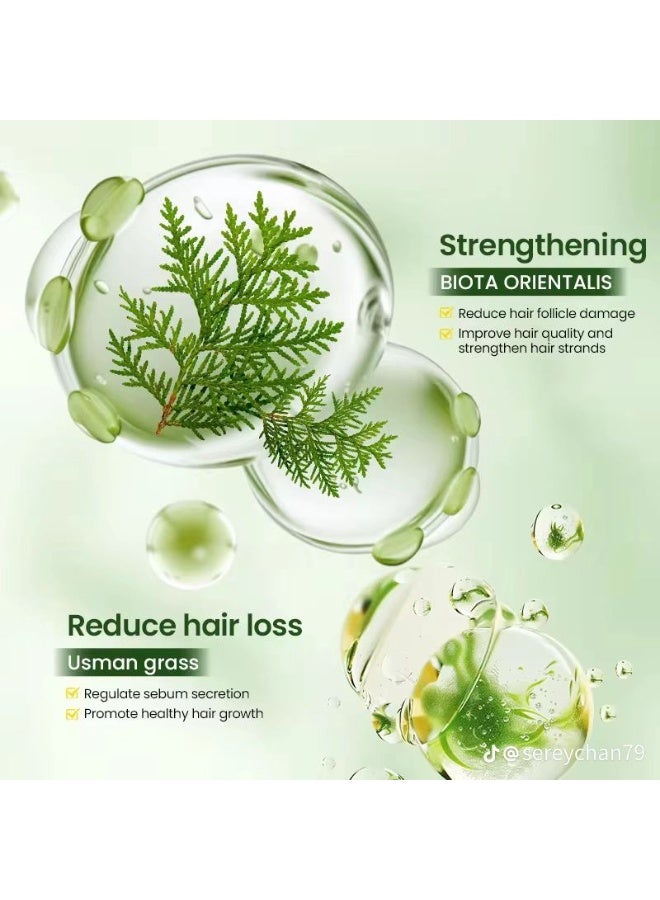 Greenlem Usman Grass Black Hair Nourishing Shampoo Soap 120g – Handmade, Strengthens Hair, Prevents Hair Fall, Softens, Adds Natural Shine, Protects Scalp & Promotes Healthy, Fluffy Hair - Image 3