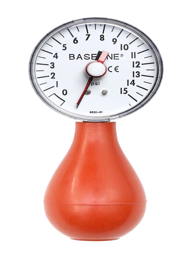 Baseline 12-0293 Dynamometer, Pneumatic Squeeze Bulb with Reset, 15 PSI Capacity - Image 1