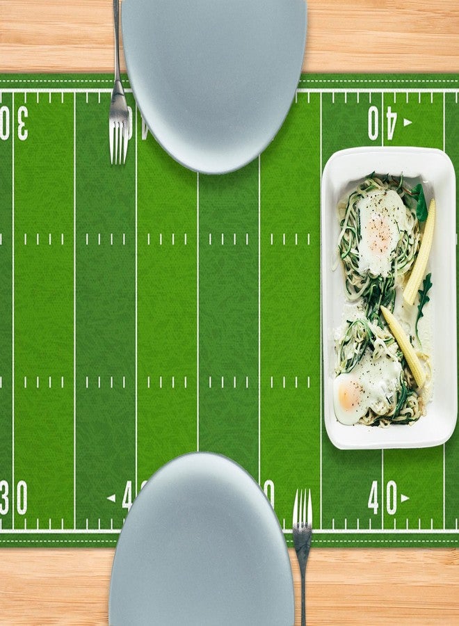 Pudodo Football Field Table Runner Touchdown Game Day Tablecloth Football Theme Birthday Party Kitchen Dinning Home Decoration (13" x 72") - Image 5