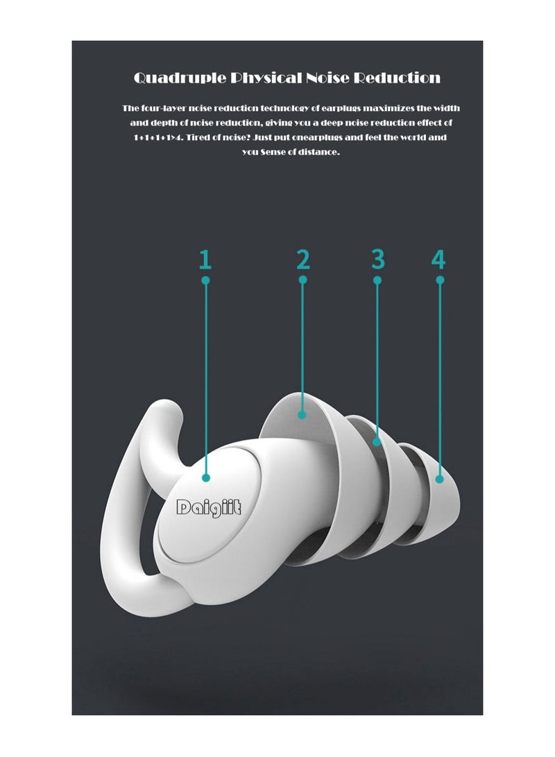 Daigiit Silicone Earplugs - Sleeping  - Image 3