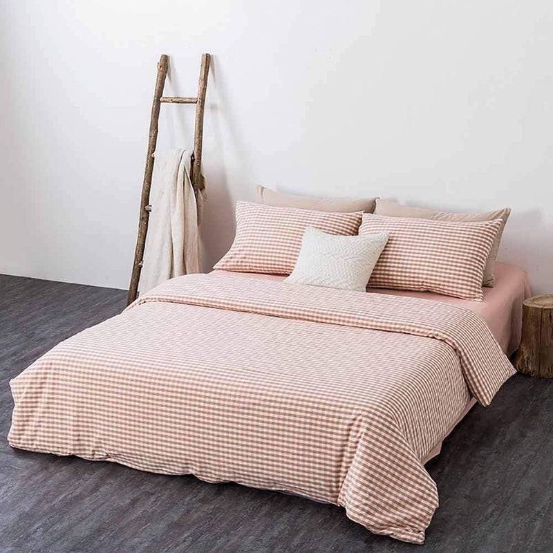 100% Cotton Bed Cover Modern All-Season Bed Cover 4 Pieces for Teenagers Boys and Girls Full Set A 1.5M (D 2.0M) - Image 1