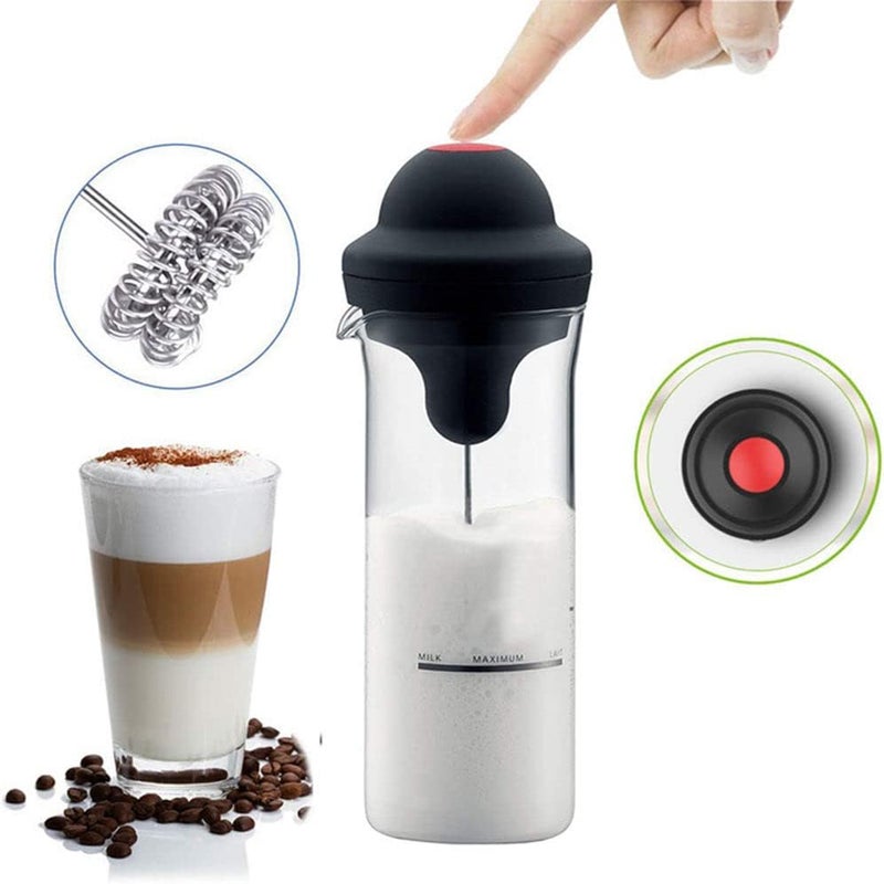 klarako Electric Coffee Frother Cup Foamer Mixer for Coffee Frappe Kitchen Gadgets double whisk head - Image 2