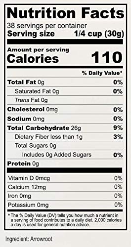 Anthony's Premium Arrowroot Flour Powder, 2.5 lb, Gluten Free, Non GMO, Cornstarch Alternative - Image 3