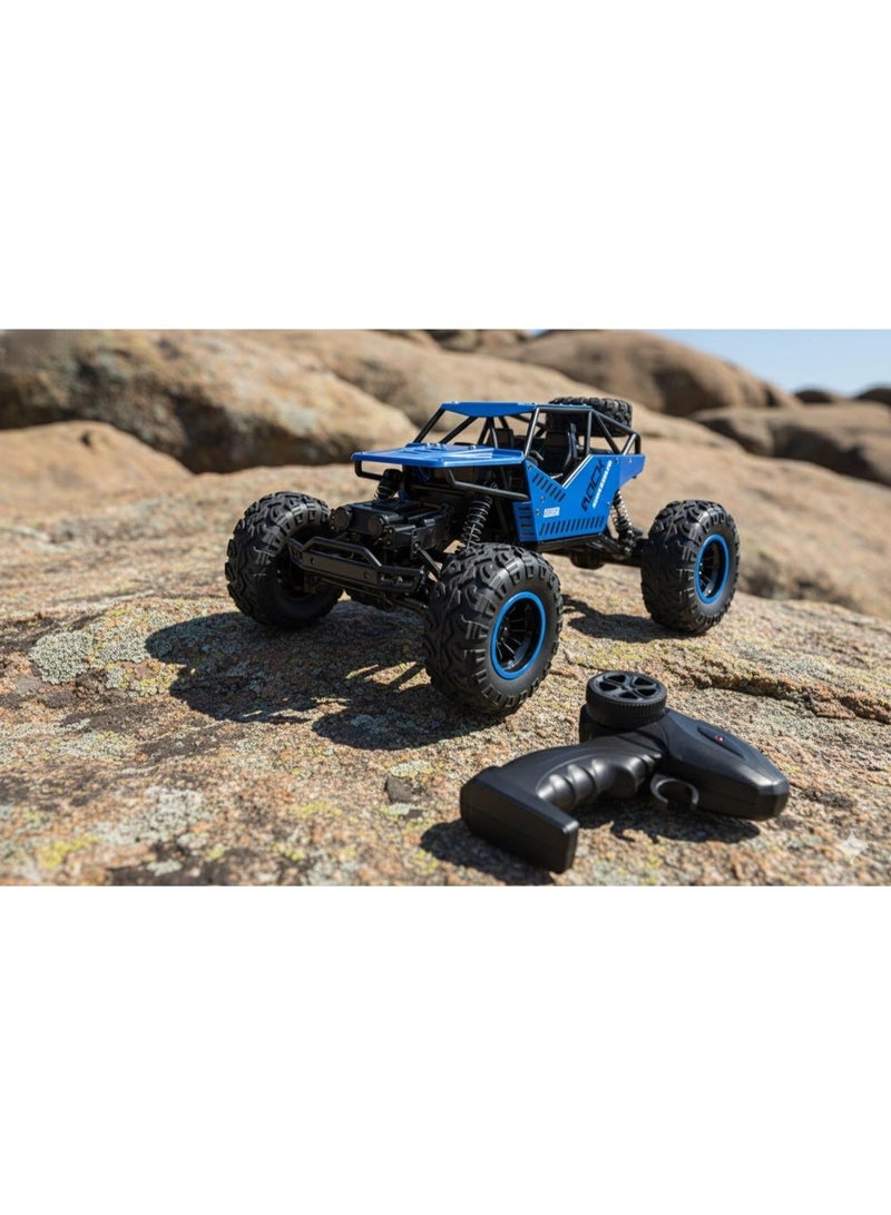 توي لاند سيارة روفر للتسلق على الطرق الوعرة بمقياس 1:18 - سيارة تسلق صخور عالية الأداء باللون الأزرق - Image 2
