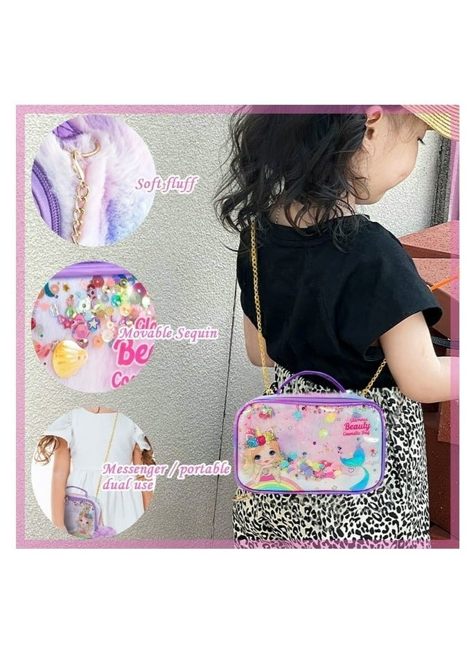 Arabest Kids Makeup Set for Girls, Real Washable Makeup Toy, Little Girl Princess Play Make up Toy with Cute Makeup Bag, Gift Toys for Girls - Image 2