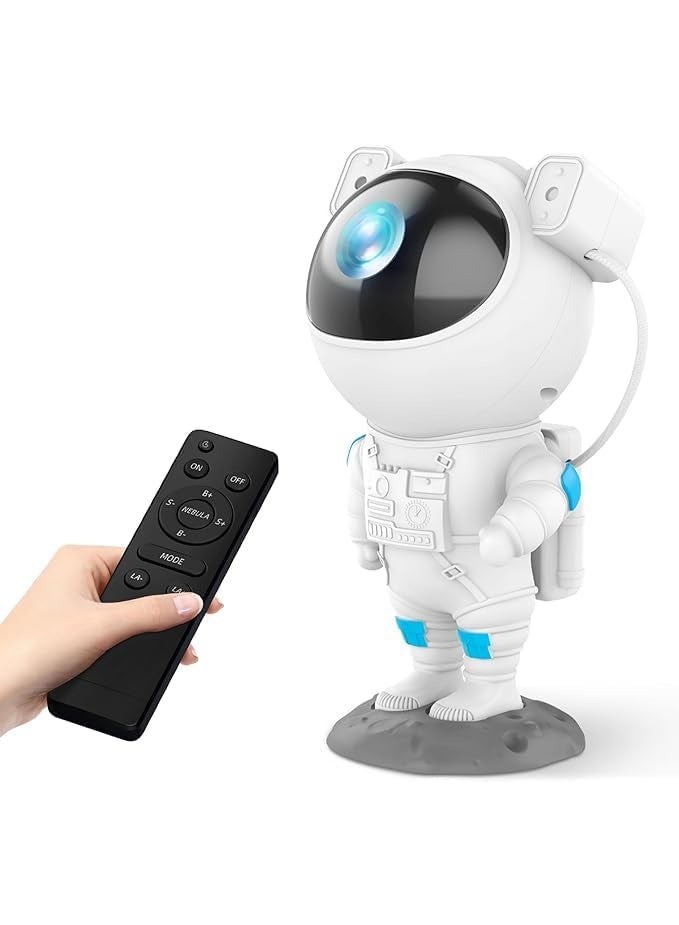 Astronaut Star & Cloud LED Projector with 360 Degree Rotation Remote Control, Brightness & Color Control for a Unique Lighting Experience - Image 3
