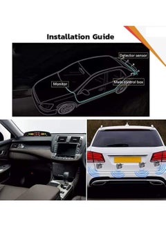 Toby's Car Parking Sensor 4 Sensors Auto Reverse Assistance Backup Radar Detector System  - Image 3