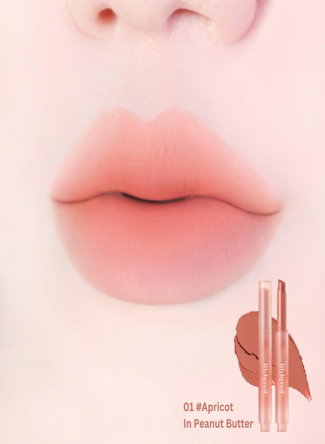 lilybyred Milky Blur Fondue Bar 1.9g - Multi-Use Blurring Balm Stick for Lips & Cheeks (01#Apricot In Peanut Butter, 1PC) - Image 2