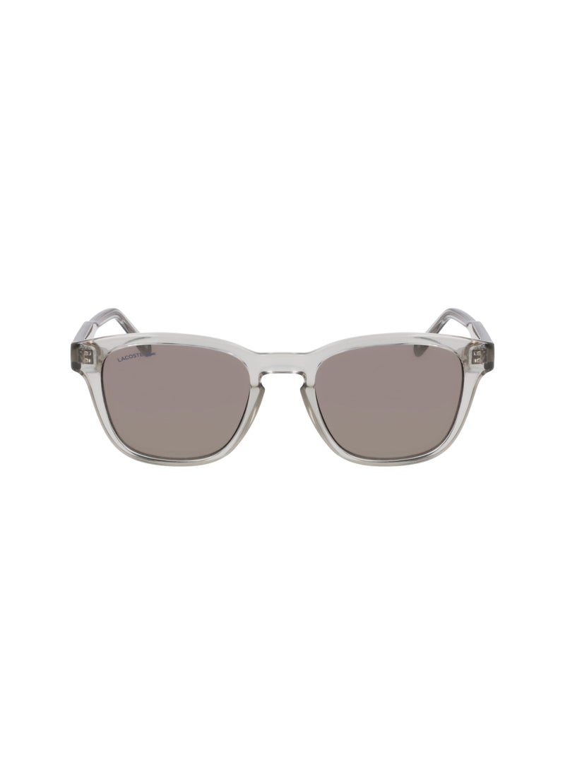 LACOSTE - FULL RIM BIO INJ-G820 MODIFIED RECTANGLE LACOSTE SUNS L6026S  5120 (038) LIGHT GREY - Image 1