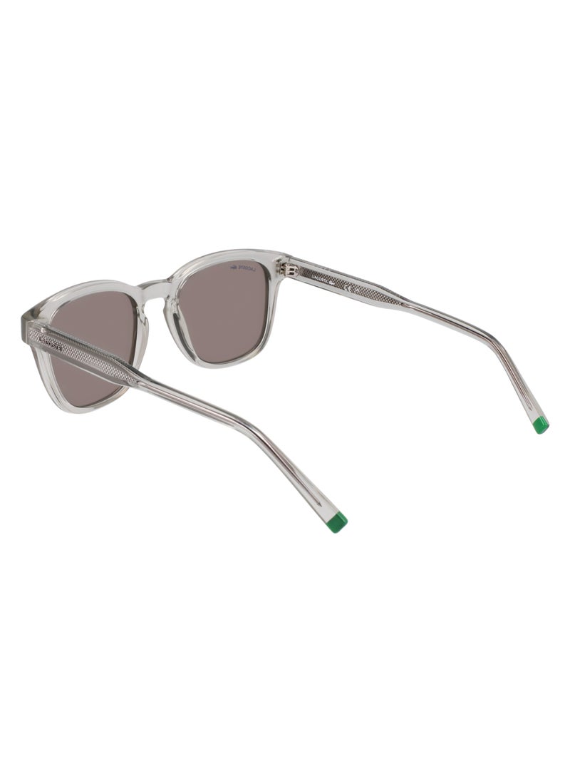 LACOSTE - FULL RIM BIO INJ-G820 MODIFIED RECTANGLE LACOSTE SUNS L6026S  5120 (038) LIGHT GREY - Image 1