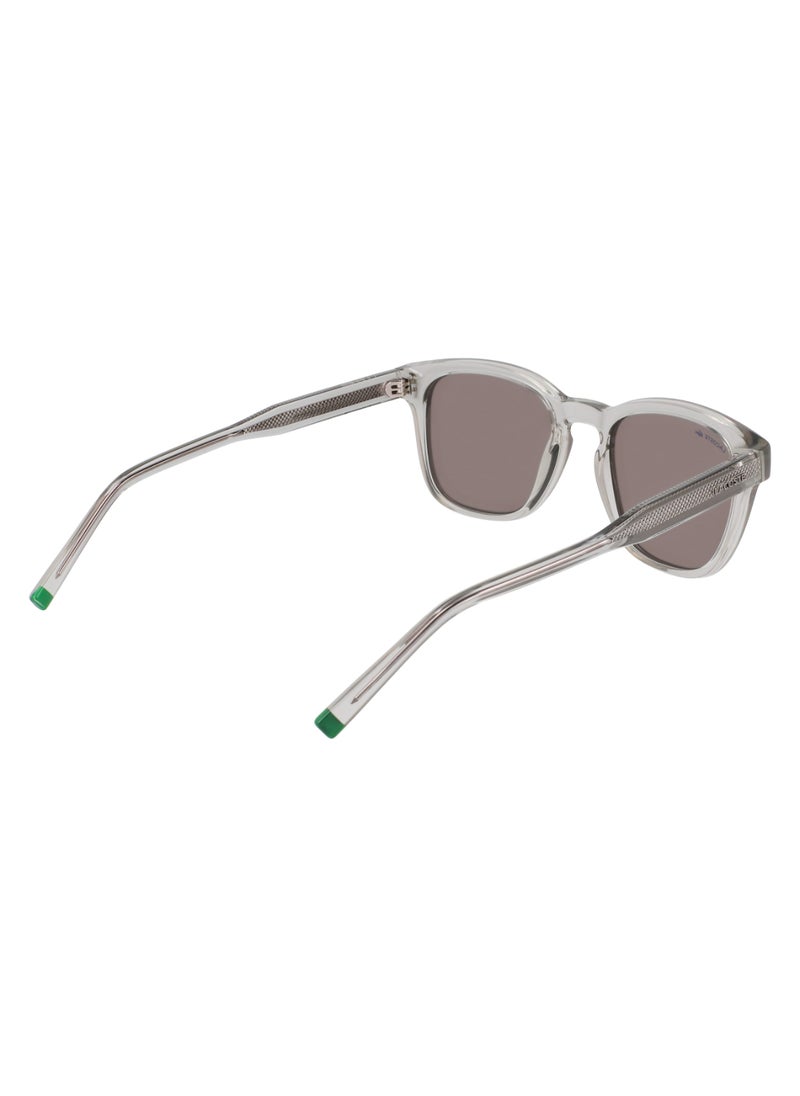 LACOSTE - FULL RIM BIO INJ-G820 MODIFIED RECTANGLE LACOSTE SUNS L6026S  5120 (038) LIGHT GREY - Image 1