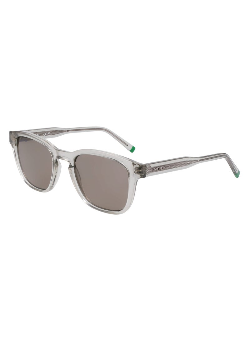 LACOSTE - FULL RIM BIO INJ-G820 MODIFIED RECTANGLE LACOSTE SUNS L6026S  5120 (038) LIGHT GREY - Image 1