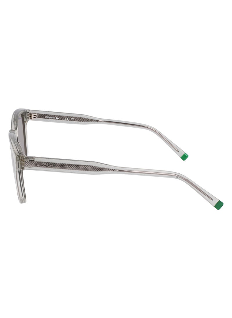 LACOSTE - FULL RIM BIO INJ-G820 MODIFIED RECTANGLE LACOSTE SUNS L6026S  5120 (038) LIGHT GREY - Image 1