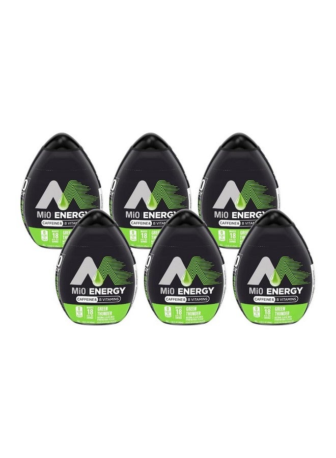 ميو معزز الماء السائل من Mio Energy، Green Thunder، 1.62 أونصة، عبوة من 6 قطع - Image 1