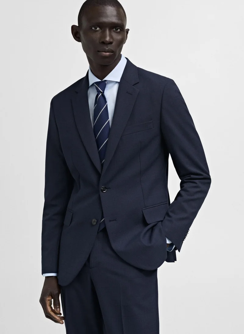 Mango Man Slim-Fit Suit Blazer