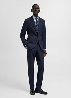 Mango Man Slim-Fit Suit Blazer  - Image 4