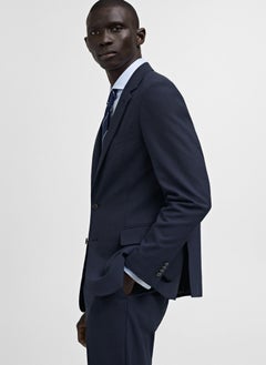 Mango Man Slim-Fit Suit Blazer  - Image 3