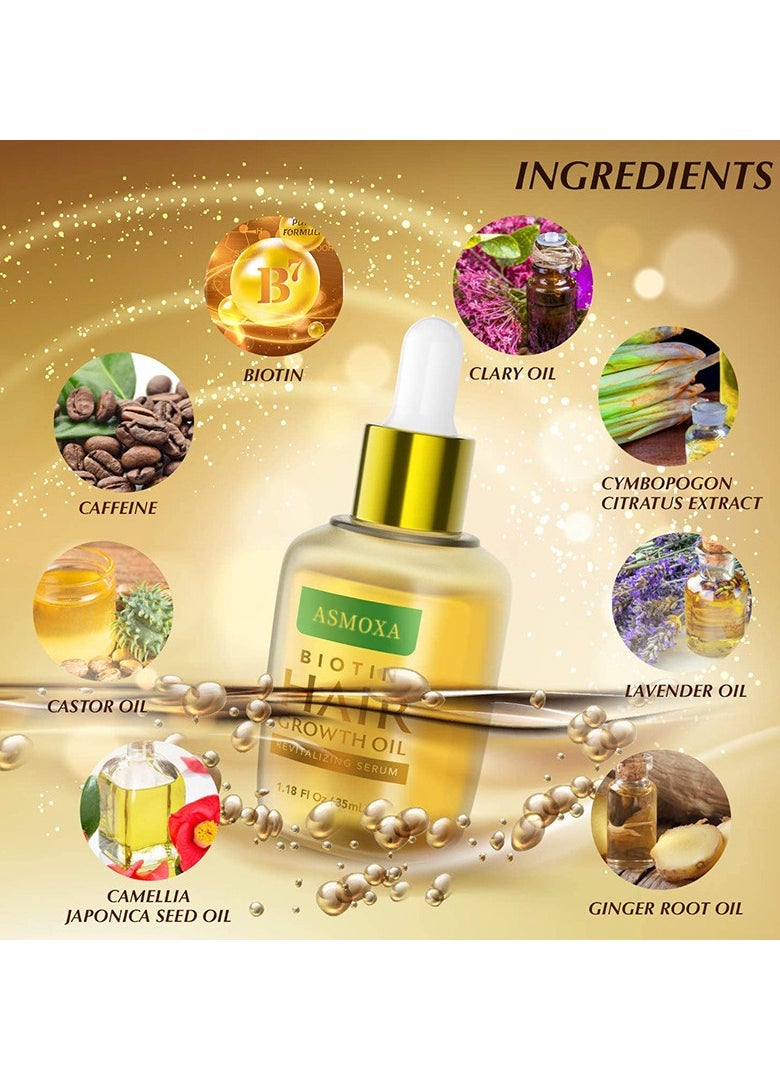 ASMOXA ASMOXA  Hair Lotion - Hair Root Nutrients 35ml  - Image 5
