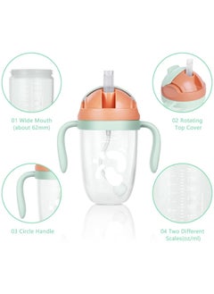 KASTWAVE Sippy Cups For 6+ Months Baby, Baby Cup 300Ml, Clear  - Image 5