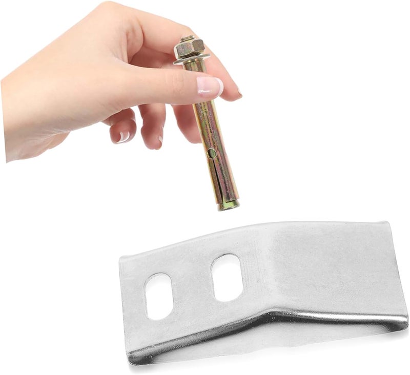 ULTECHNOVO 2pcs Stainless Urinal Hook Urinal Fixing Brackets Metal Hanging Bracket Parts Bathroom - Image 3
