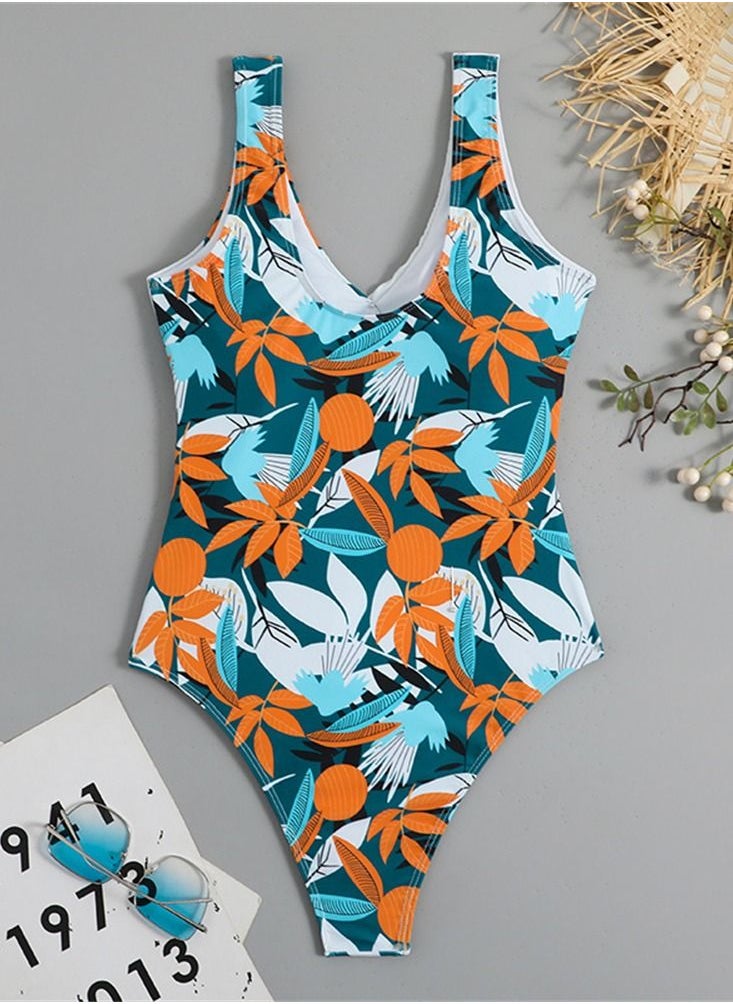 Loquat One-piece Swimsuit Bikini White  - Image 2
